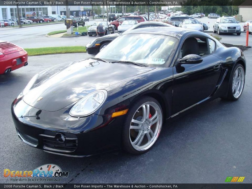 2008 Porsche Cayman S Black / Black Photo #1
