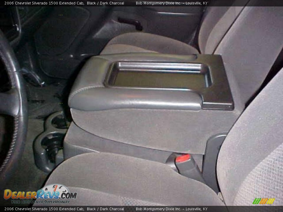2006 Chevrolet Silverado 1500 Extended Cab Black / Dark Charcoal Photo #23