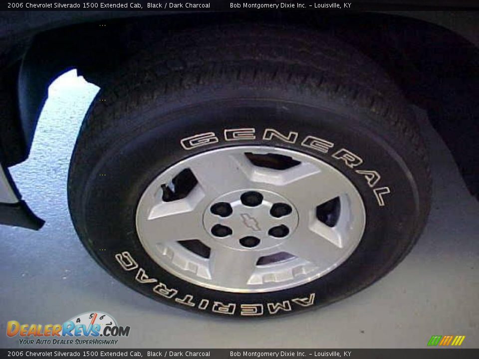 2006 Chevrolet Silverado 1500 Extended Cab Black / Dark Charcoal Photo #24