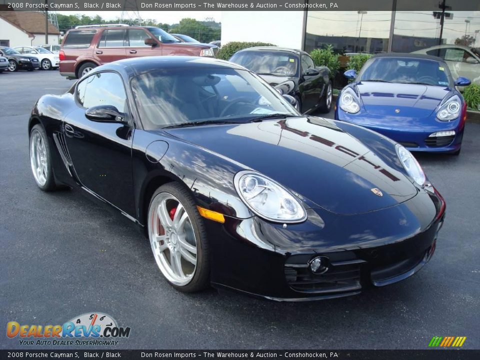 2008 Porsche Cayman S Black / Black Photo #4