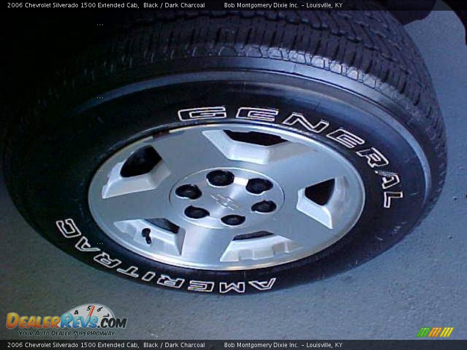 2006 Chevrolet Silverado 1500 Extended Cab Black / Dark Charcoal Photo #25