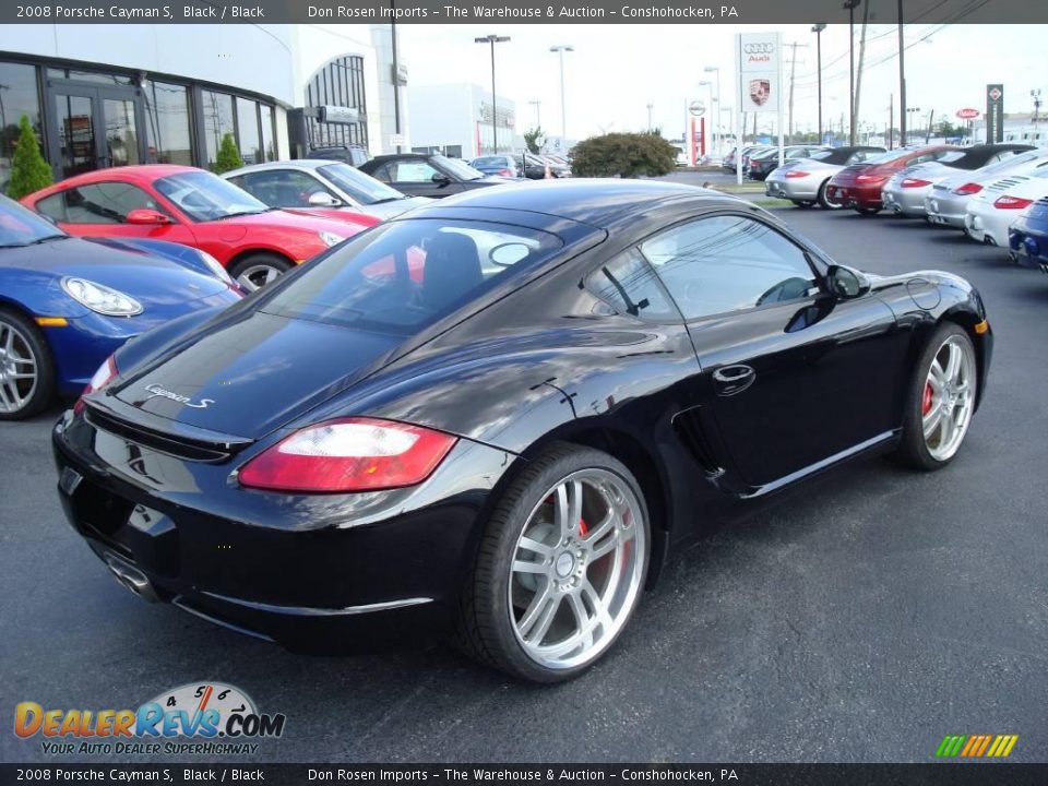 2008 Porsche Cayman S Black / Black Photo #6