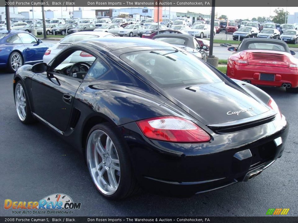 2008 Porsche Cayman S Black / Black Photo #8
