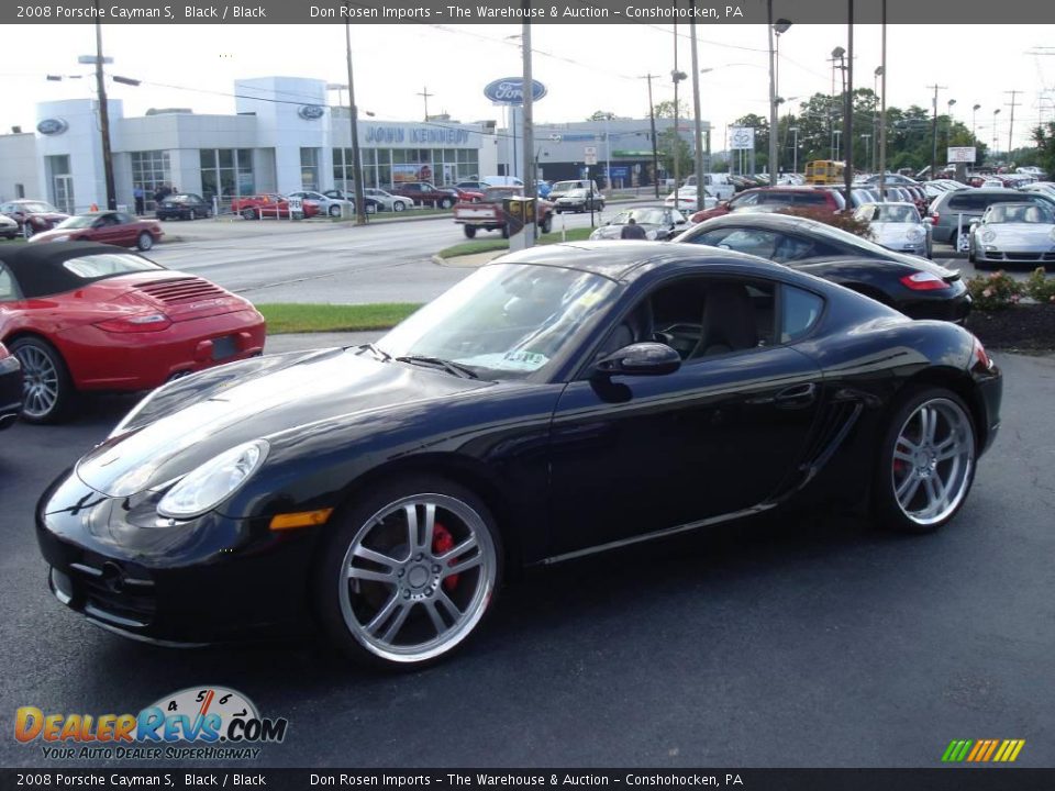 2008 Porsche Cayman S Black / Black Photo #9