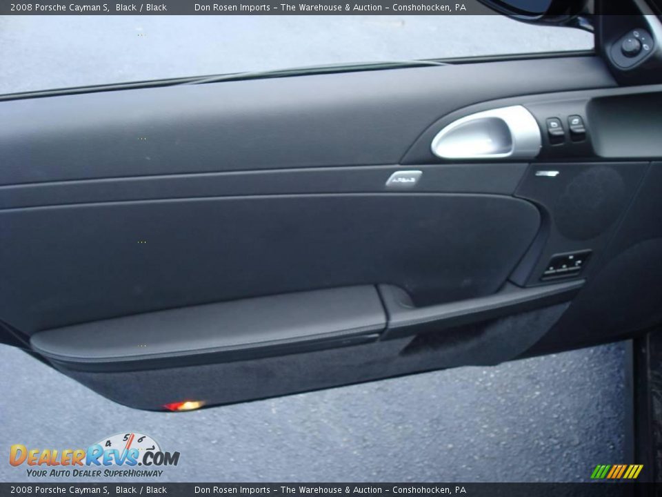 2008 Porsche Cayman S Black / Black Photo #12