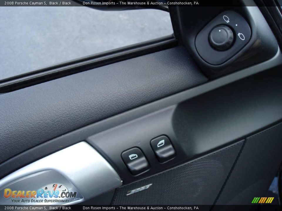 2008 Porsche Cayman S Black / Black Photo #13
