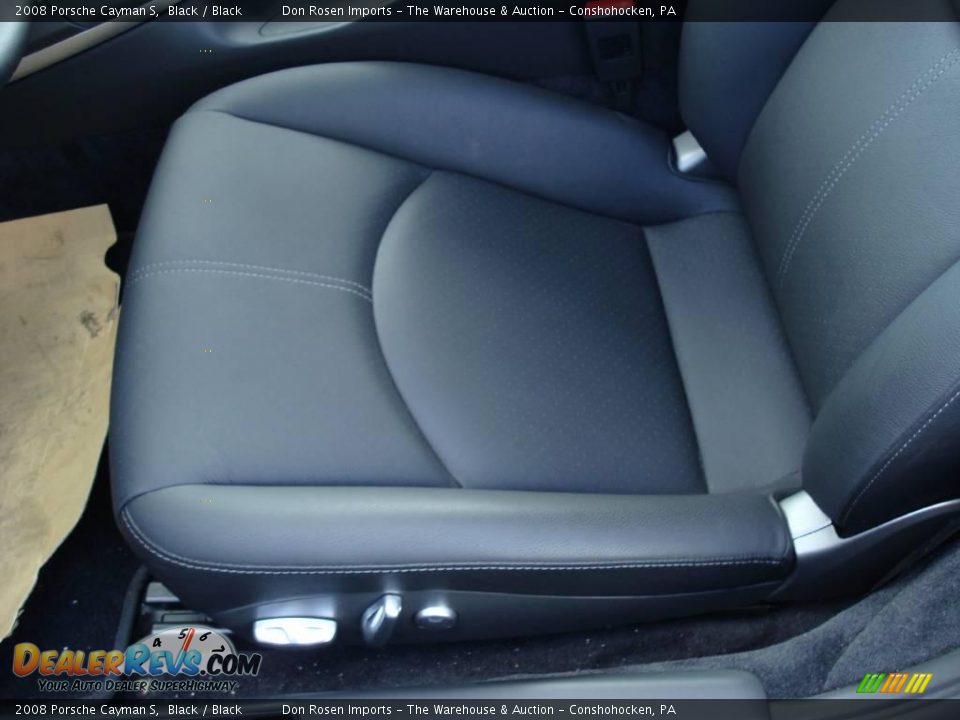 2008 Porsche Cayman S Black / Black Photo #14