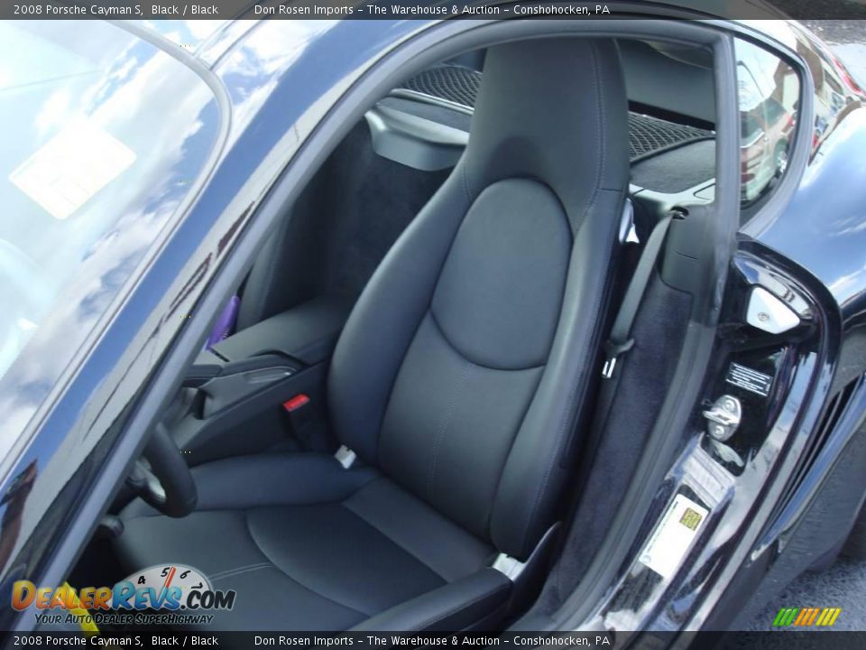 2008 Porsche Cayman S Black / Black Photo #15