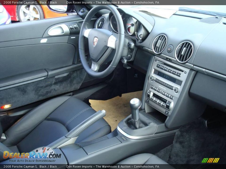 2008 Porsche Cayman S Black / Black Photo #17