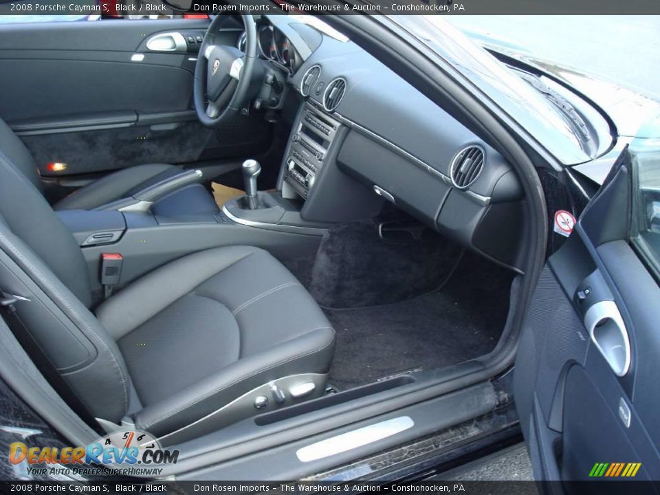 2008 Porsche Cayman S Black / Black Photo #18