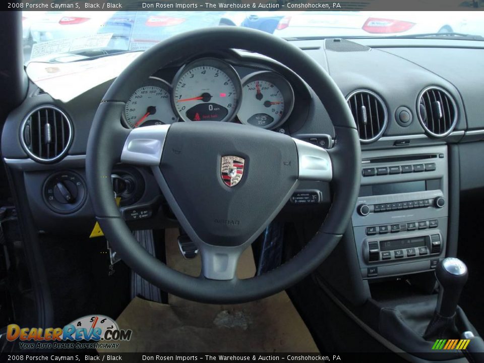 2008 Porsche Cayman S Black / Black Photo #28