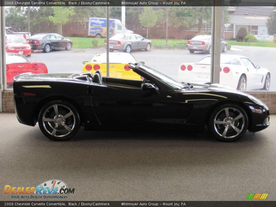 2009 Chevrolet Corvette Convertible Black / Ebony/Cashmere Photo #1