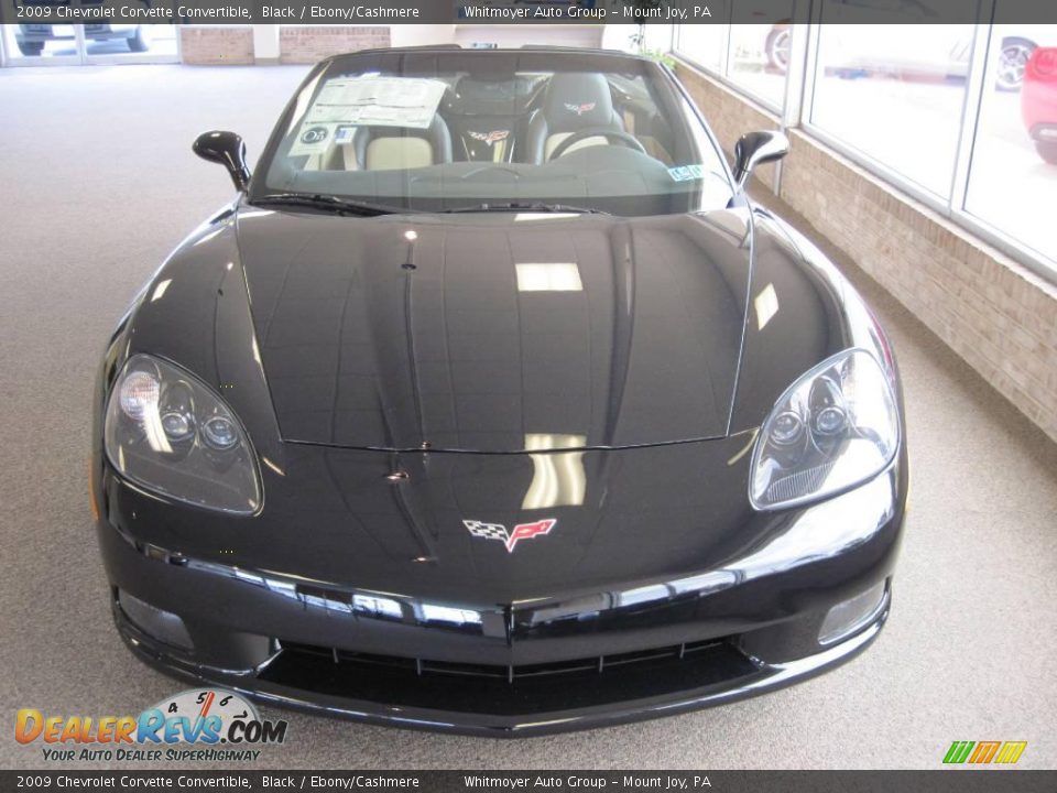 2009 Chevrolet Corvette Convertible Black / Ebony/Cashmere Photo #2