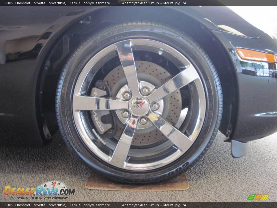 2009 Chevrolet Corvette Convertible Black / Ebony/Cashmere Photo #4