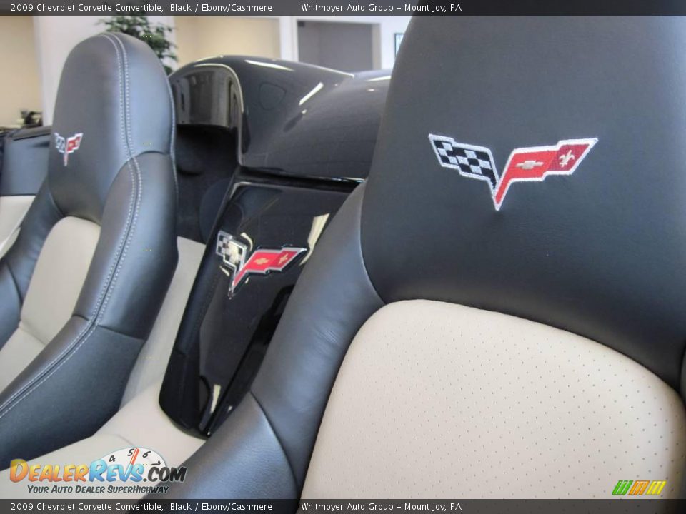 2009 Chevrolet Corvette Convertible Black / Ebony/Cashmere Photo #9
