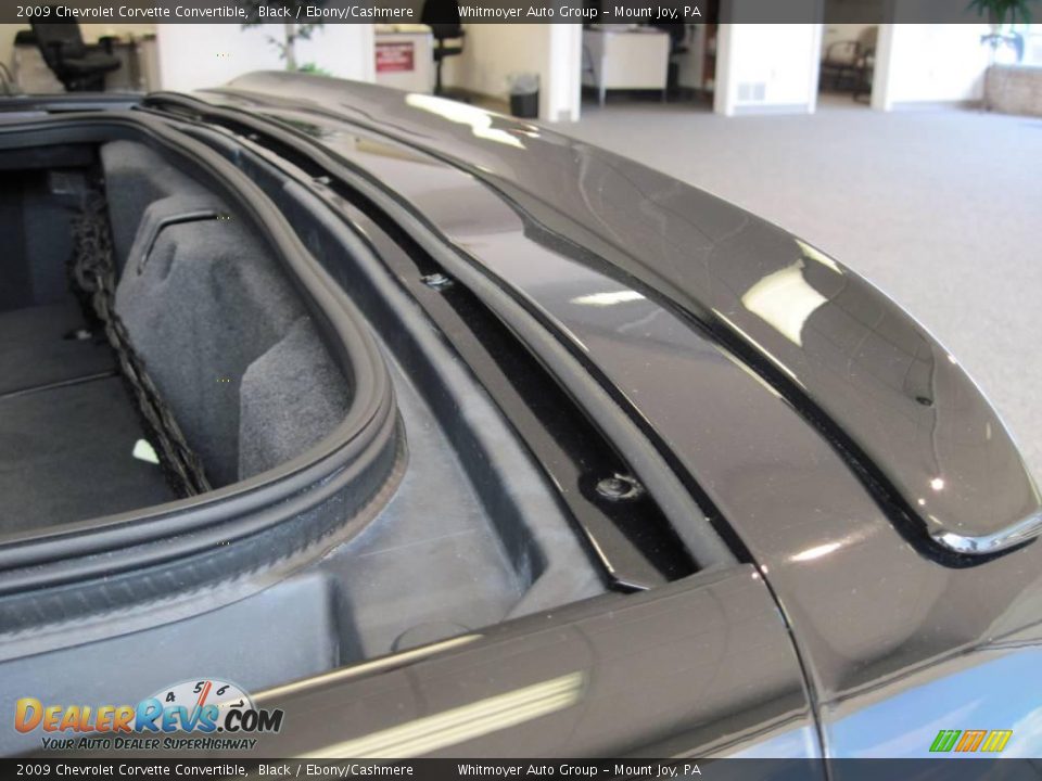 2009 Chevrolet Corvette Convertible Black / Ebony/Cashmere Photo #10