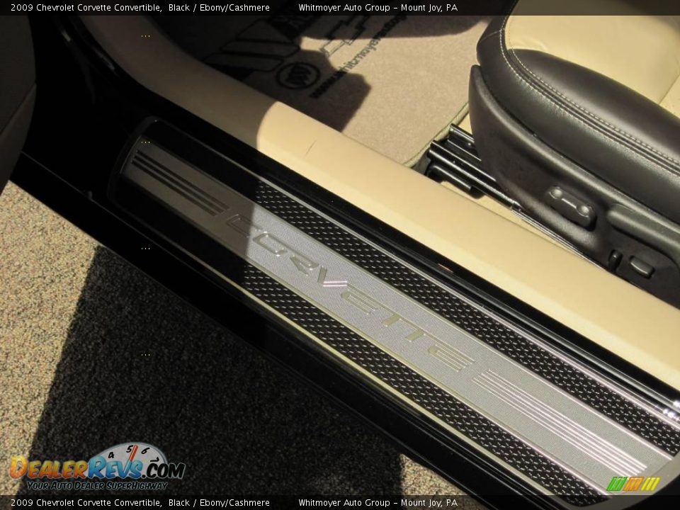 2009 Chevrolet Corvette Convertible Black / Ebony/Cashmere Photo #12