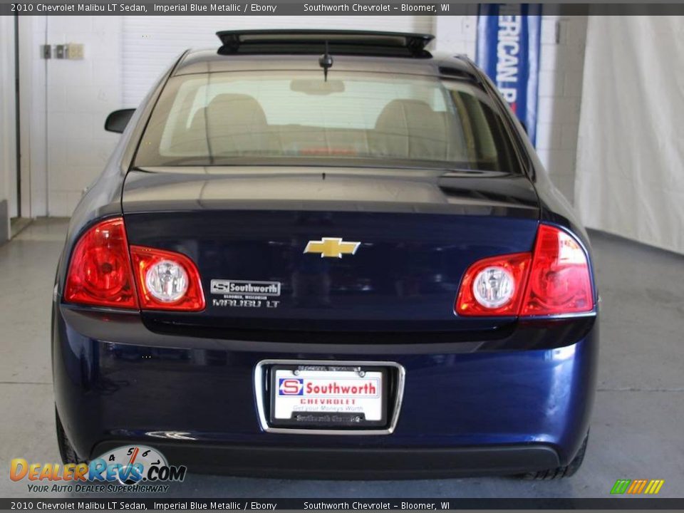 2010 Chevrolet Malibu LT Sedan Imperial Blue Metallic / Ebony Photo #3
