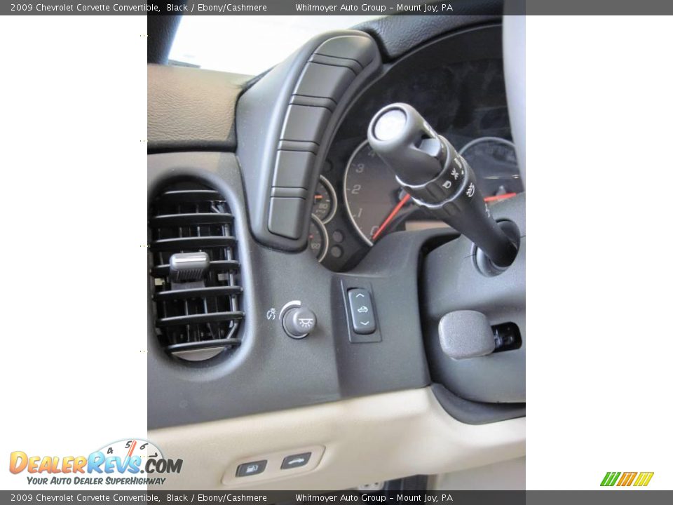 2009 Chevrolet Corvette Convertible Black / Ebony/Cashmere Photo #19