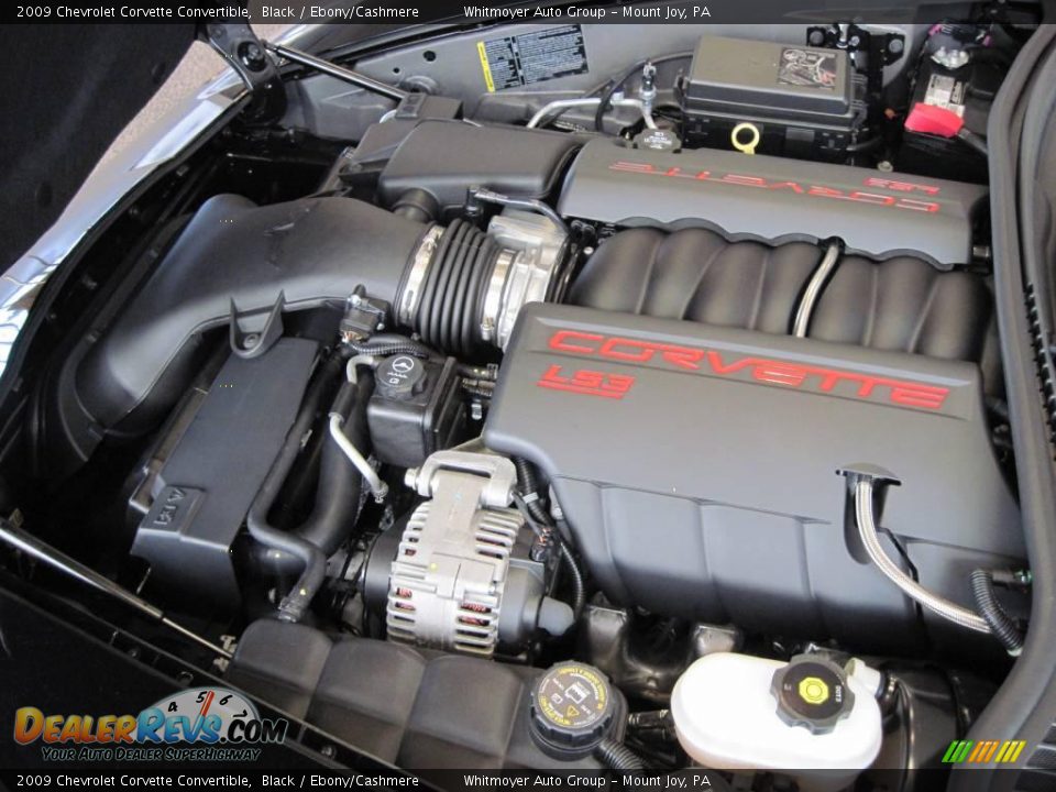 2009 Chevrolet Corvette Convertible Black / Ebony/Cashmere Photo #20