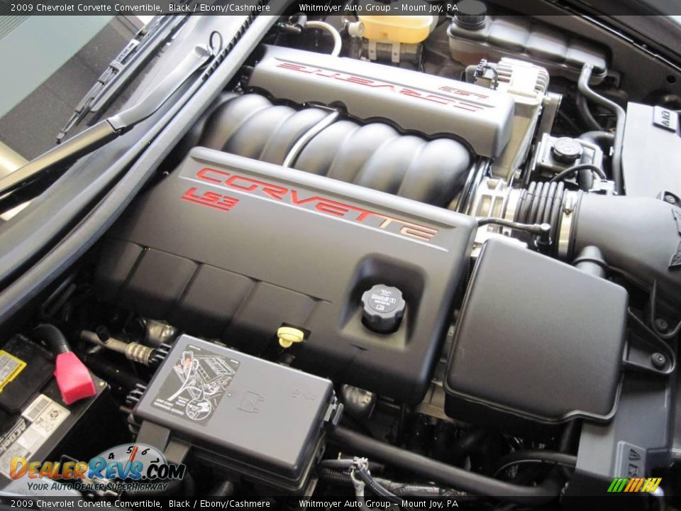 2009 Chevrolet Corvette Convertible Black / Ebony/Cashmere Photo #21