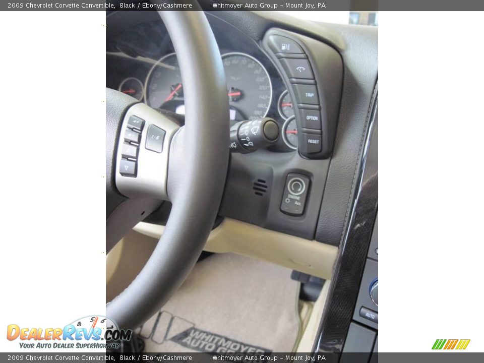 2009 Chevrolet Corvette Convertible Black / Ebony/Cashmere Photo #22