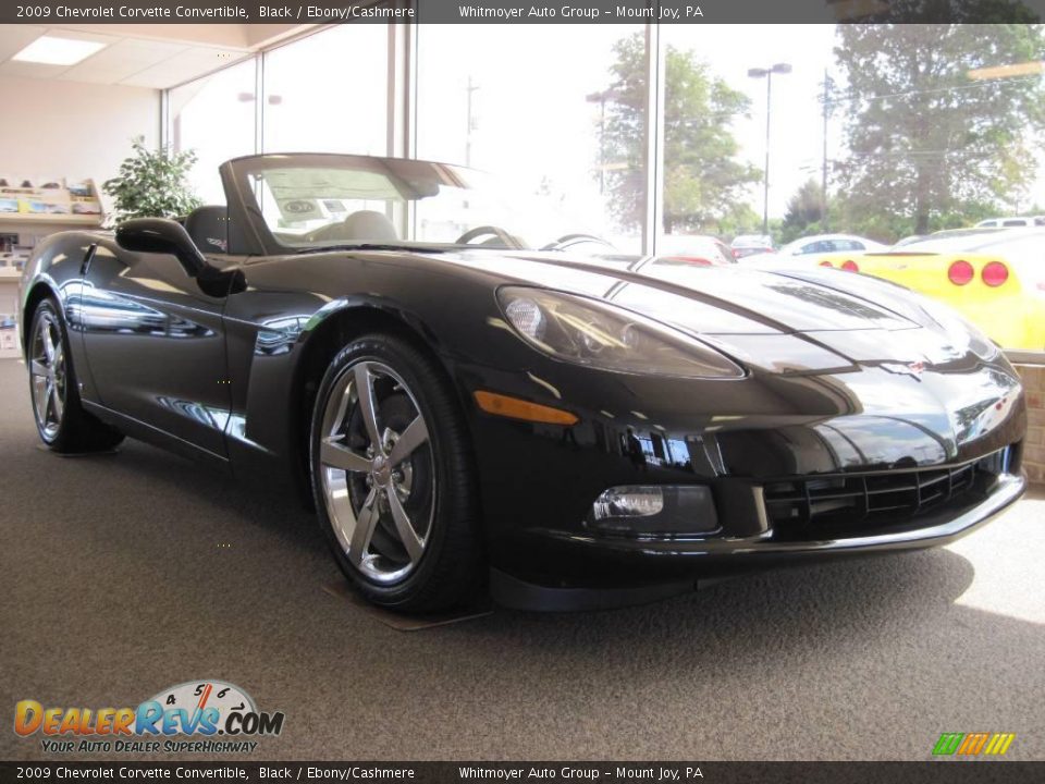 2009 Chevrolet Corvette Convertible Black / Ebony/Cashmere Photo #26
