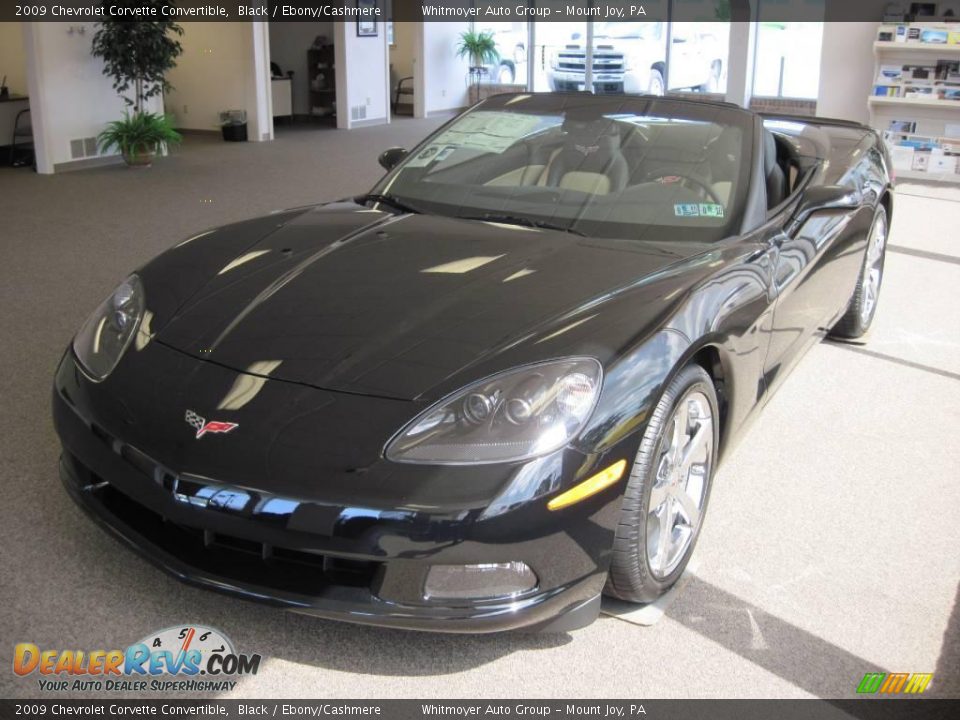 2009 Chevrolet Corvette Convertible Black / Ebony/Cashmere Photo #27