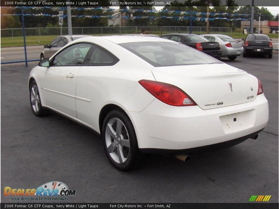 2006 Pontiac G6 GTP Coupe Ivory White / Light Taupe Photo #2