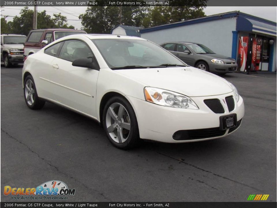 2006 Pontiac G6 GTP Coupe Ivory White / Light Taupe Photo #4