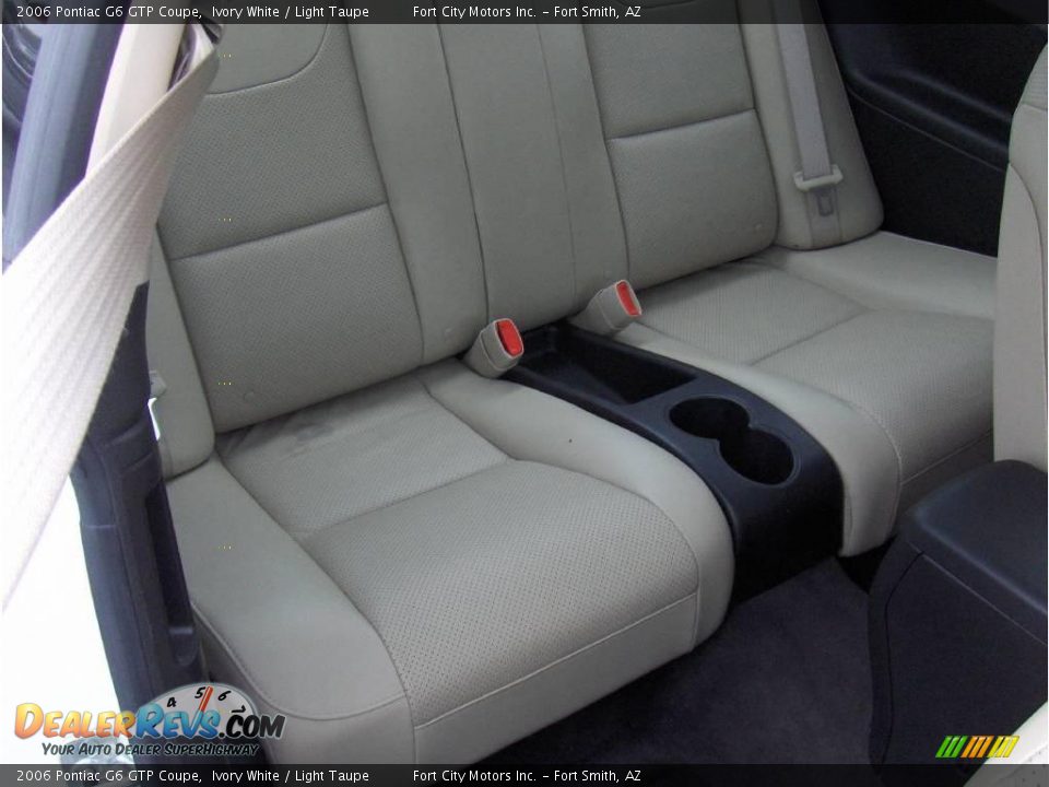 2006 Pontiac G6 GTP Coupe Ivory White / Light Taupe Photo #8