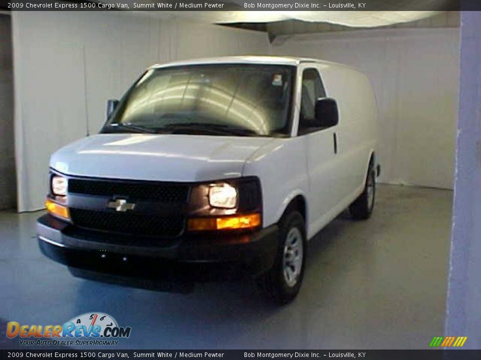 2009 Chevrolet Express 1500 Cargo Van Summit White / Medium Pewter Photo #3
