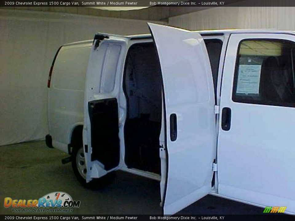 2009 Chevrolet Express 1500 Cargo Van Summit White / Medium Pewter Photo #9