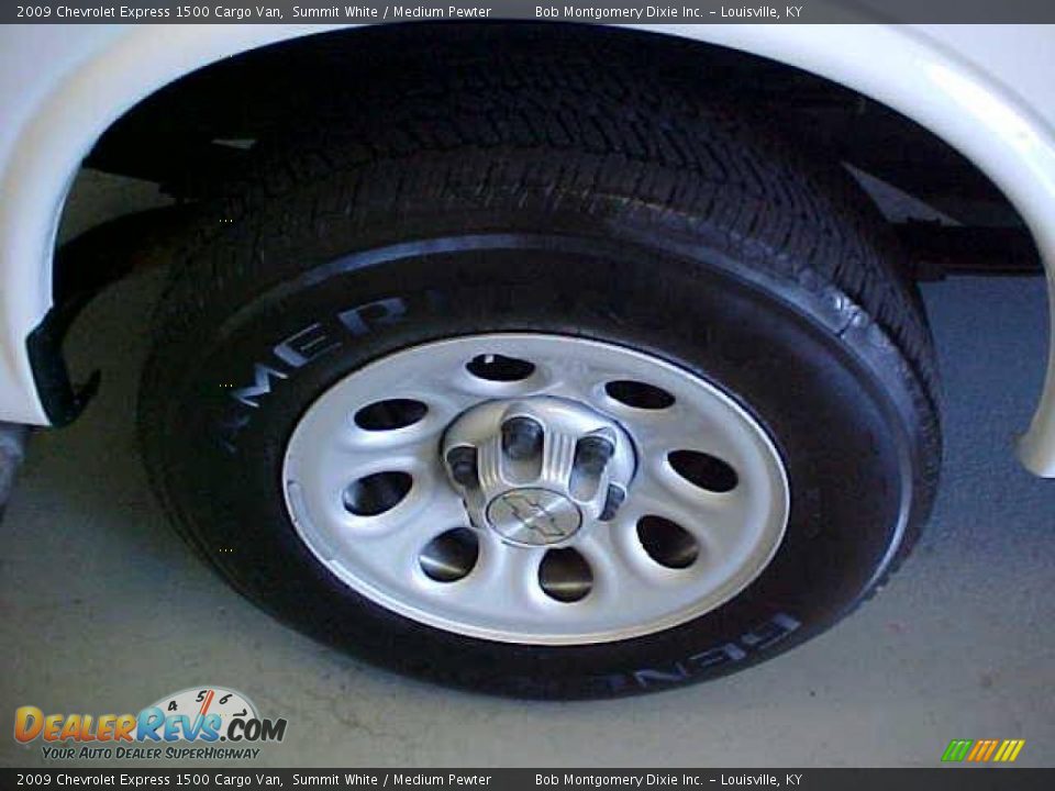 2009 Chevrolet Express 1500 Cargo Van Summit White / Medium Pewter Photo #11