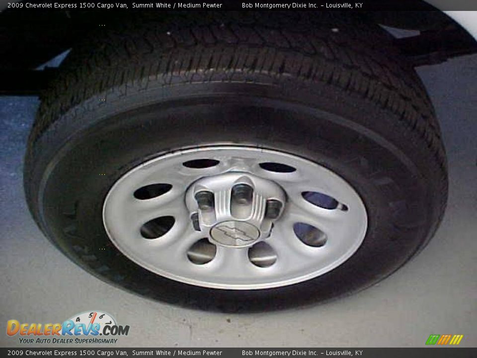 2009 Chevrolet Express 1500 Cargo Van Summit White / Medium Pewter Photo #14