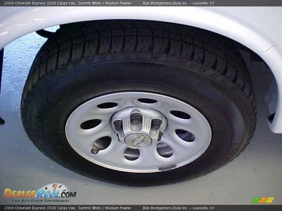 2009 Chevrolet Express 1500 Cargo Van Summit White / Medium Pewter Photo #21