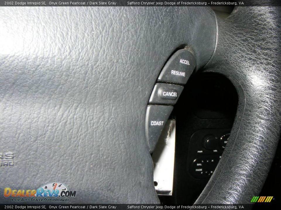 2002 Dodge Intrepid SE Onyx Green Pearlcoat / Dark Slate Gray Photo #10