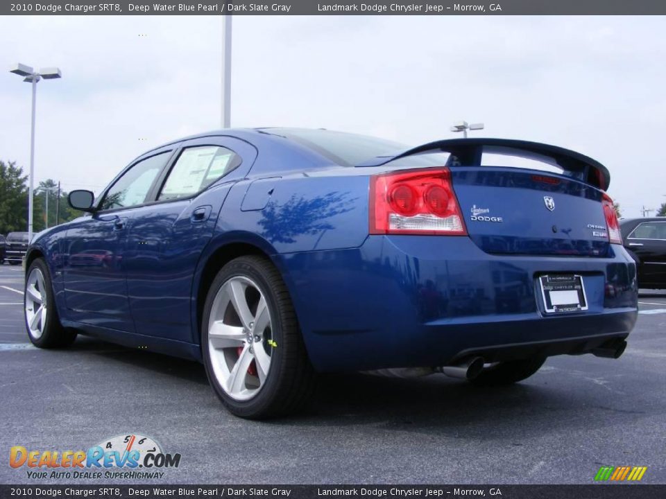 2010 Dodge Charger SRT8 Deep Water Blue Pearl / Dark Slate Gray Photo #2