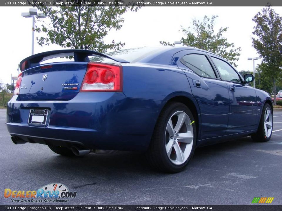 2010 Dodge Charger SRT8 Deep Water Blue Pearl / Dark Slate Gray Photo #3