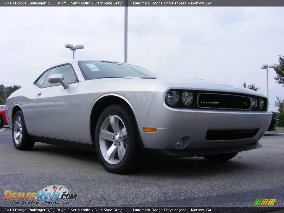 2010 Dodge Challenger R/T Bright Silver Metallic / Dark Slate Gray Photo #4