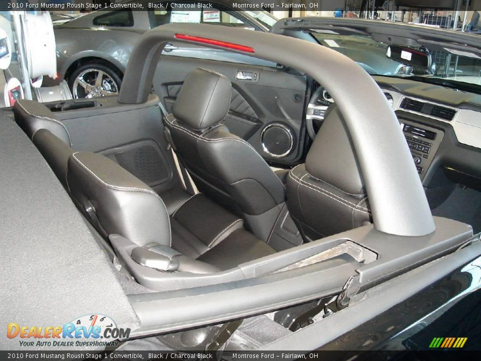 2010 Ford Mustang Roush Stage 1 Convertible Black / Charcoal Black Photo #14