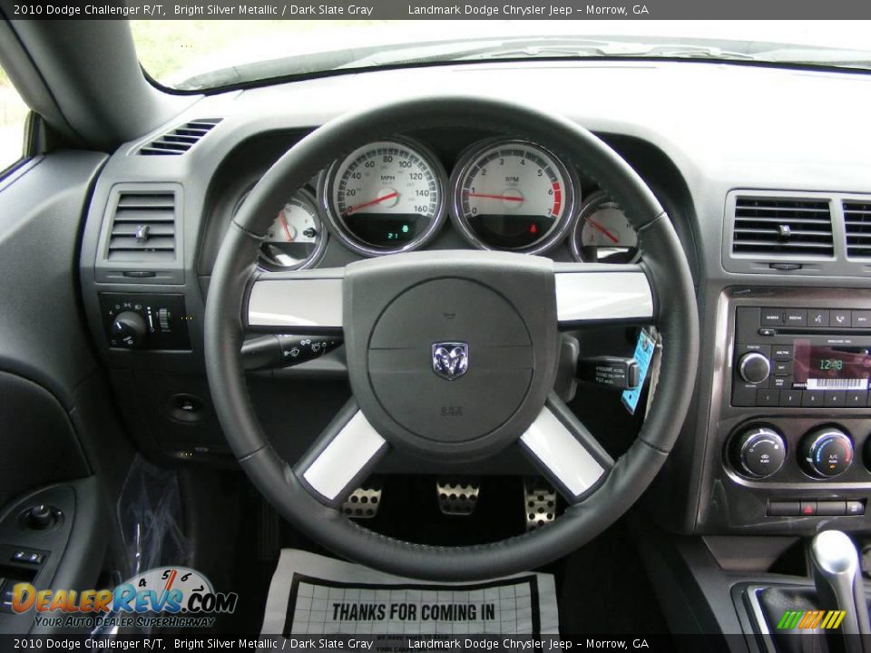 2010 Dodge Challenger R/T Bright Silver Metallic / Dark Slate Gray Photo #11