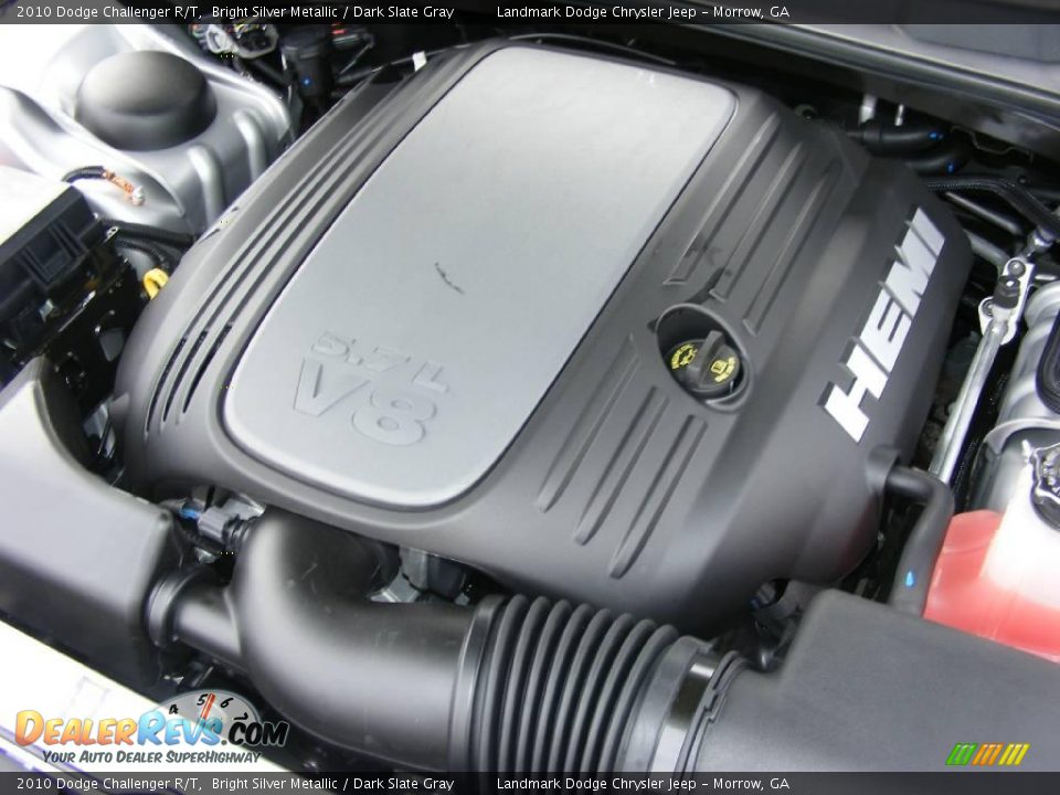 2010 Dodge Challenger R/T Bright Silver Metallic / Dark Slate Gray Photo #12