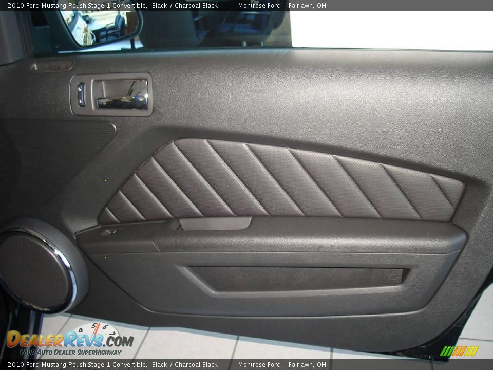 2010 Ford Mustang Roush Stage 1 Convertible Black / Charcoal Black Photo #17
