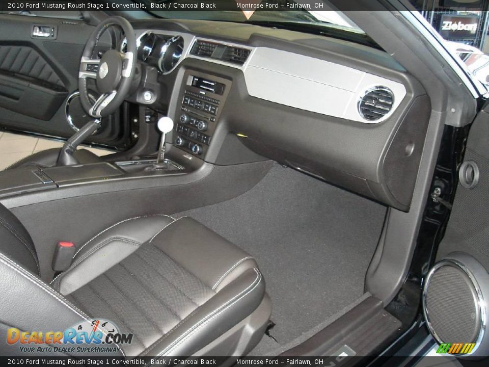 2010 Ford Mustang Roush Stage 1 Convertible Black / Charcoal Black Photo #18