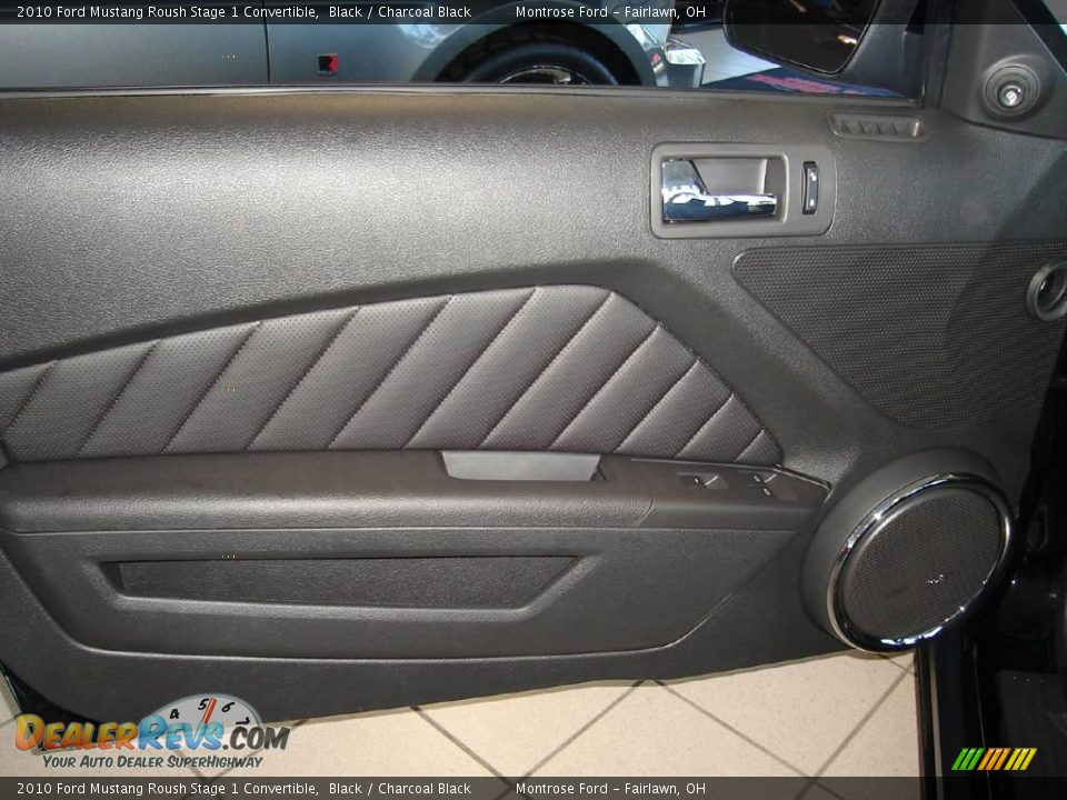 2010 Ford Mustang Roush Stage 1 Convertible Black / Charcoal Black Photo #19