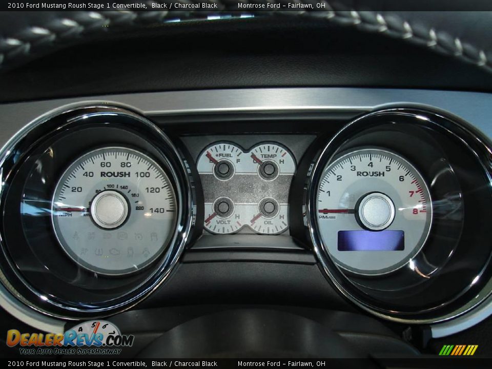 2010 Ford Mustang Roush Stage 1 Convertible Black / Charcoal Black Photo #21