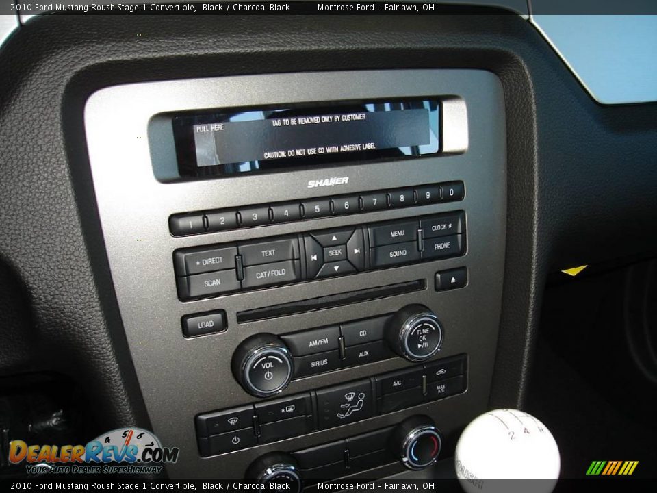2010 Ford Mustang Roush Stage 1 Convertible Black / Charcoal Black Photo #23