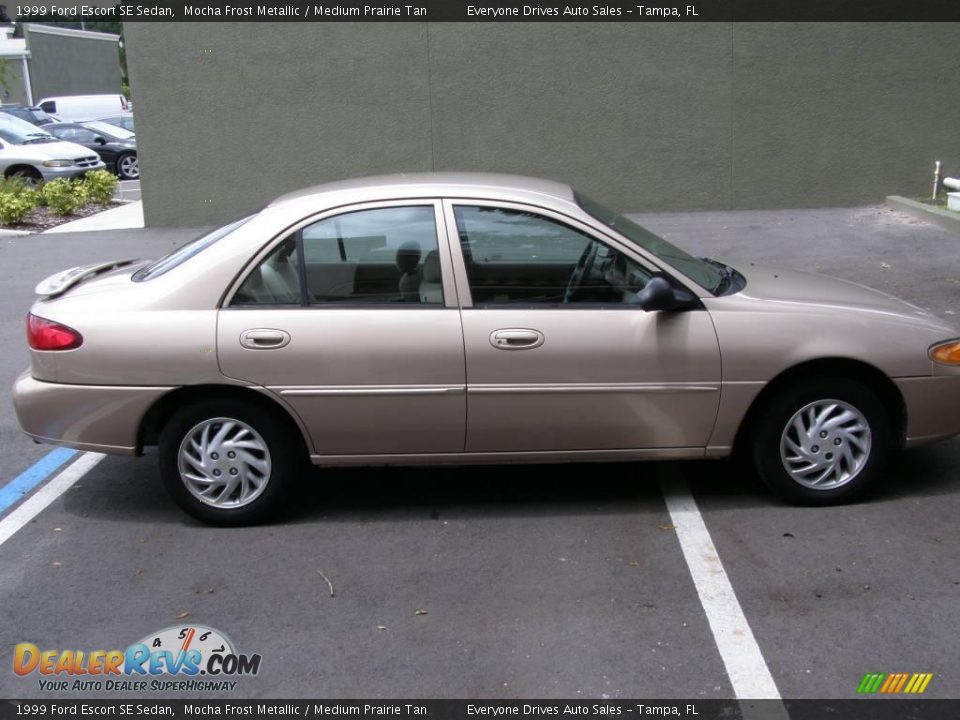 1999 Ford Escort SE Sedan Mocha Frost Metallic / Medium Prairie Tan Photo #5