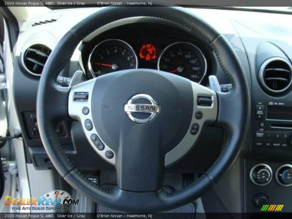 2009 Nissan Rogue SL AWD Silver Ice / Gray Photo #14